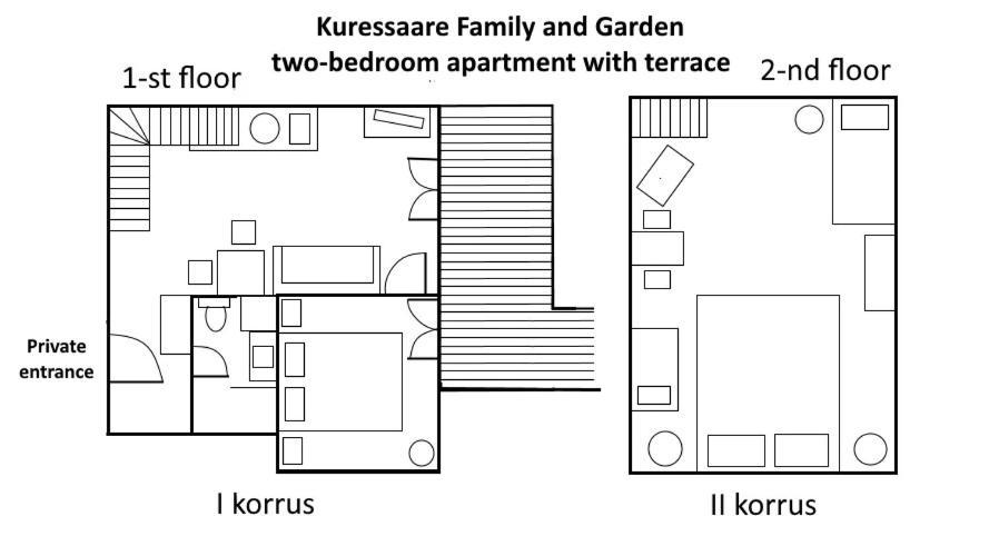 Kuressaare Family&Garden Apartments Exterior foto