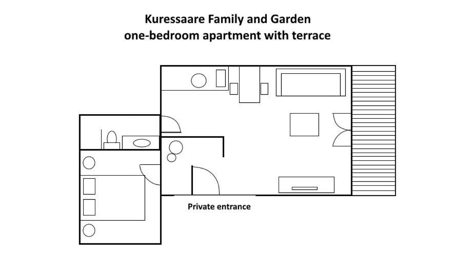 Kuressaare Family&Garden Apartments Exterior foto